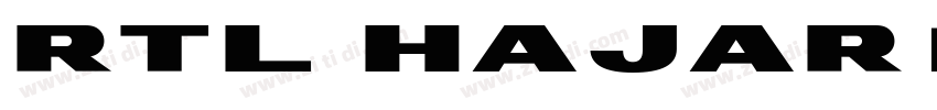 RTL Hajar字体转换